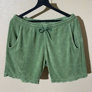 Universal Works Green Athletic Shorts for Men